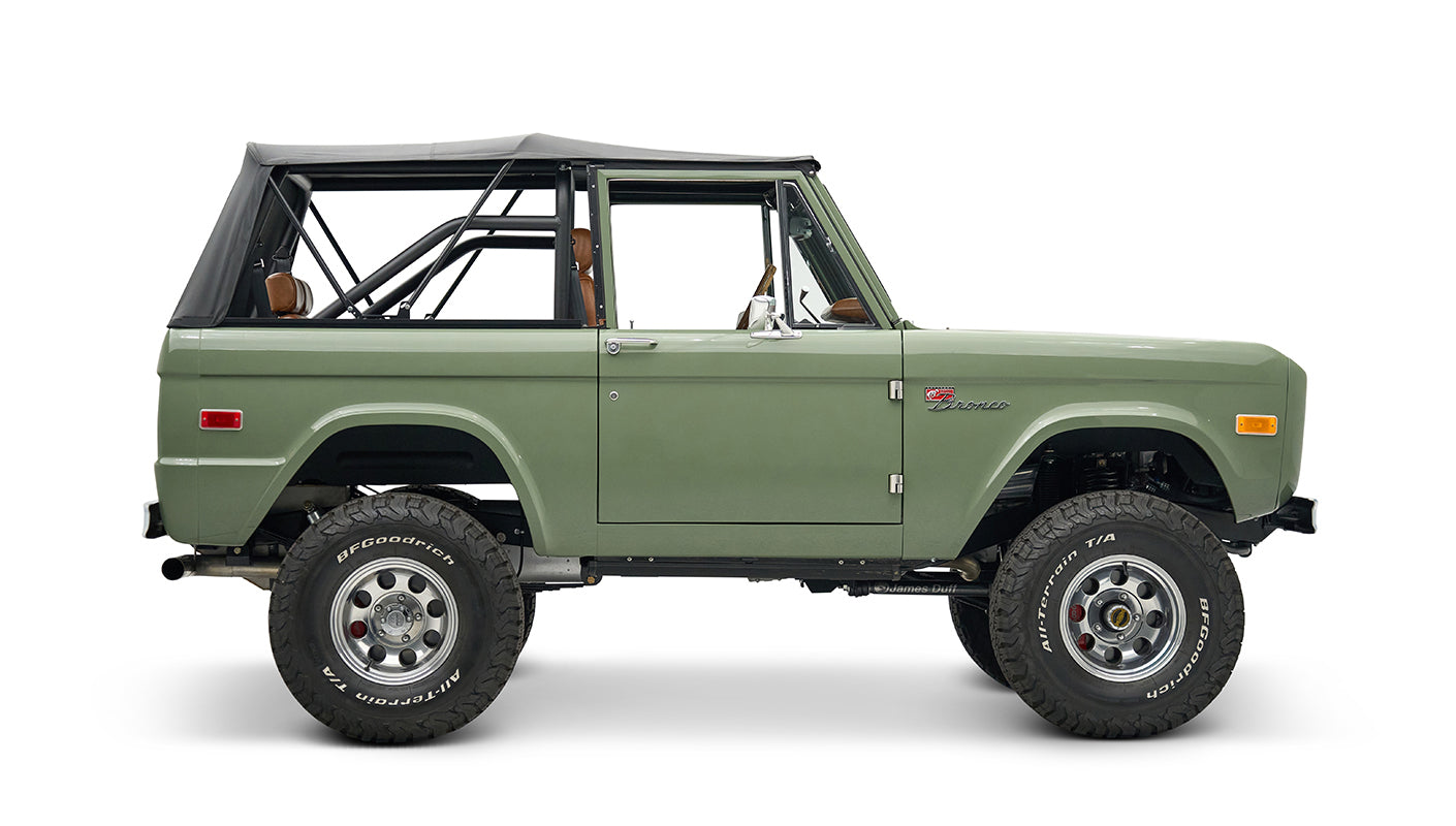 Classic Ford Bronco engine bay