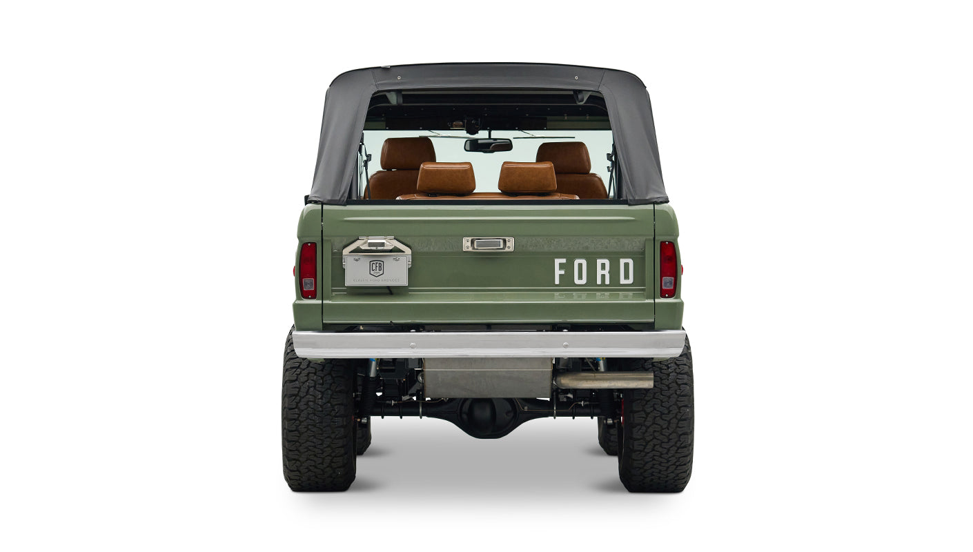 Classic Ford Bronco engine bay