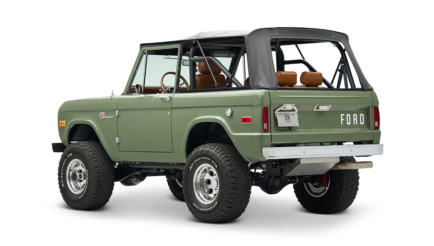 Classic Ford Bronco engine bay