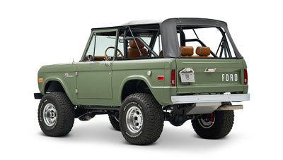 Classic Ford Bronco engine bay
