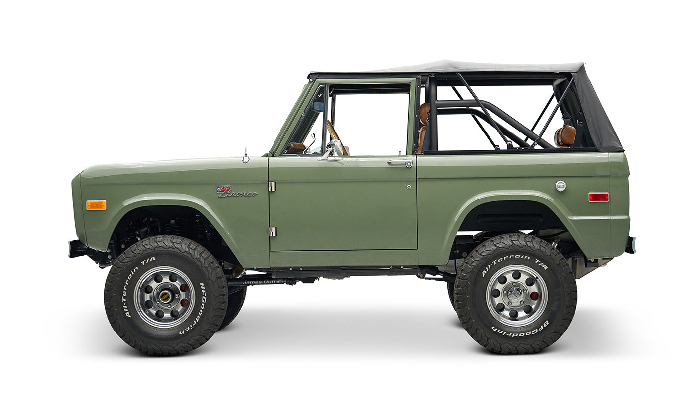 Classic Ford Bronco engine bay
