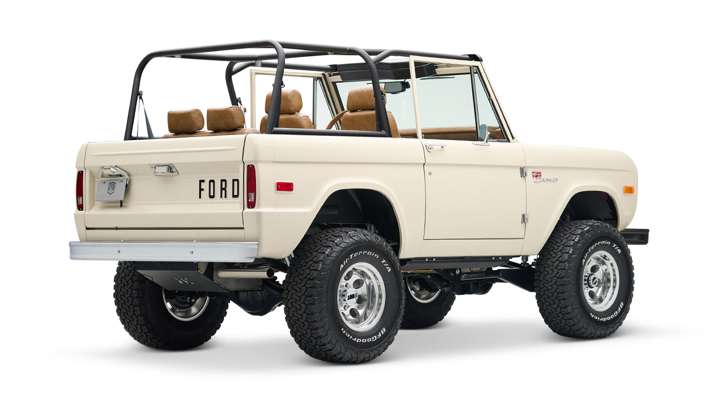 Classic Ford Bronco engine bay