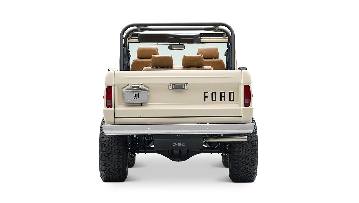 Classic Ford Bronco engine bay