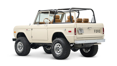 Classic Ford Bronco engine bay