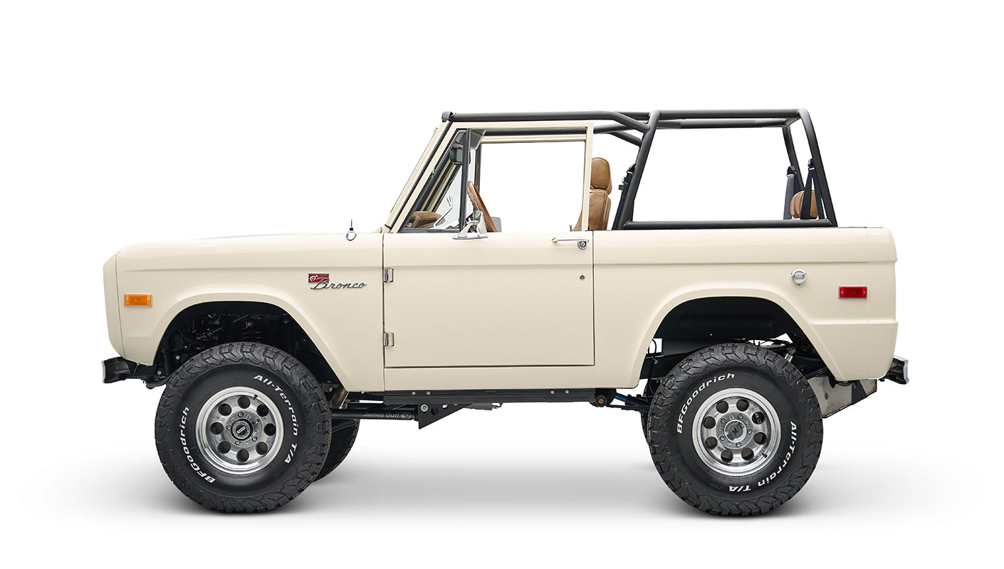 Classic Ford Bronco engine bay