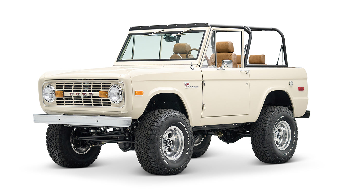Classic Ford Bronco engine bay