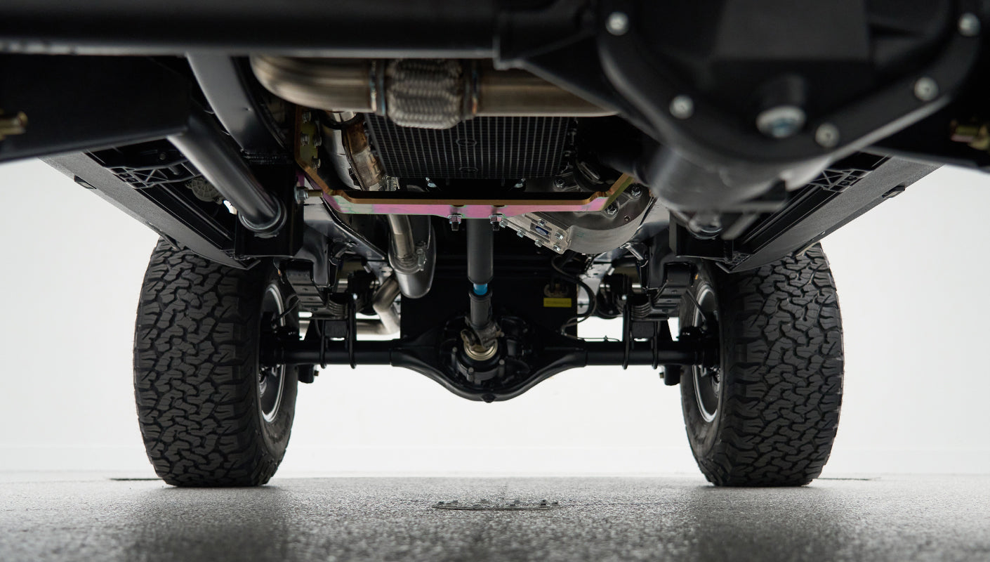 Classic Ford Bronco engine bay