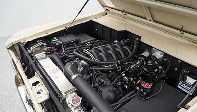 Classic Ford Bronco engine bay