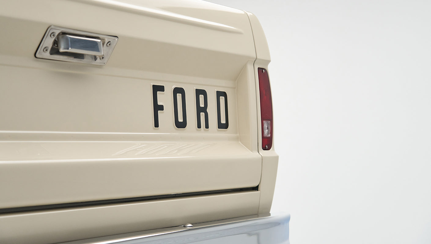 Classic Ford Bronco engine bay