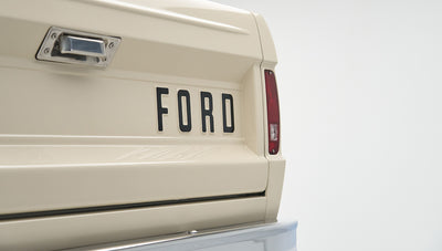 Classic Ford Bronco engine bay