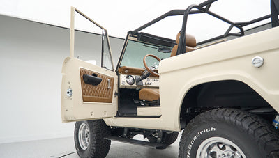 Classic Ford Bronco engine bay