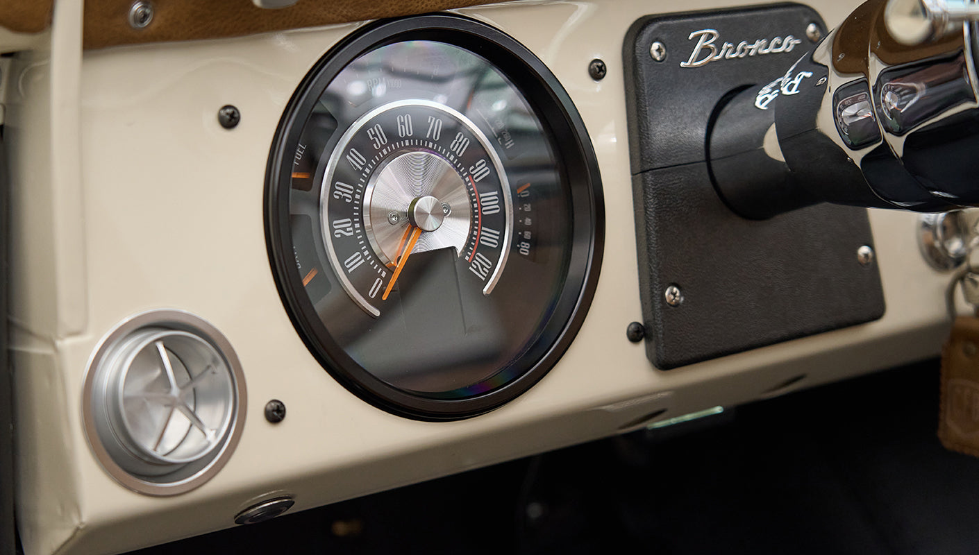 Classic Ford Bronco engine bay