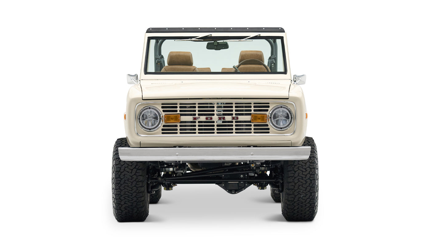Classic Ford Bronco engine bay
