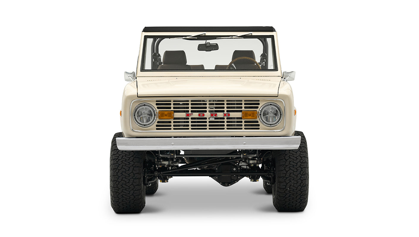 Classic Ford Bronco engine bay