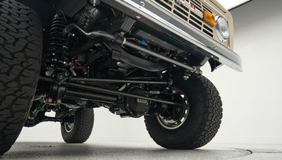 Classic Ford Bronco engine bay