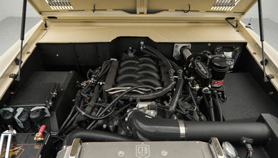 Classic Ford Bronco engine bay
