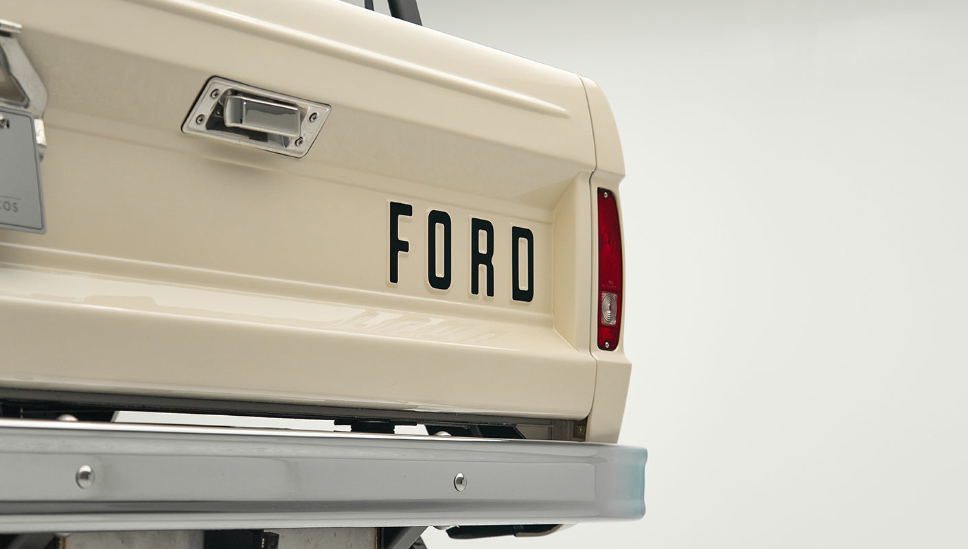 Classic Ford Bronco engine bay