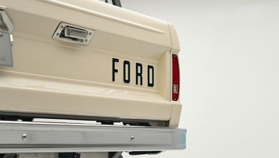 Classic Ford Bronco engine bay