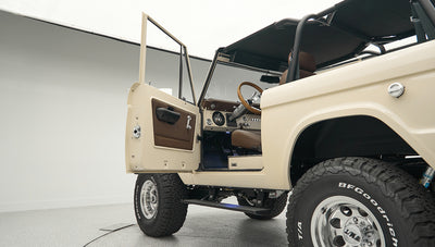Classic Ford Bronco engine bay