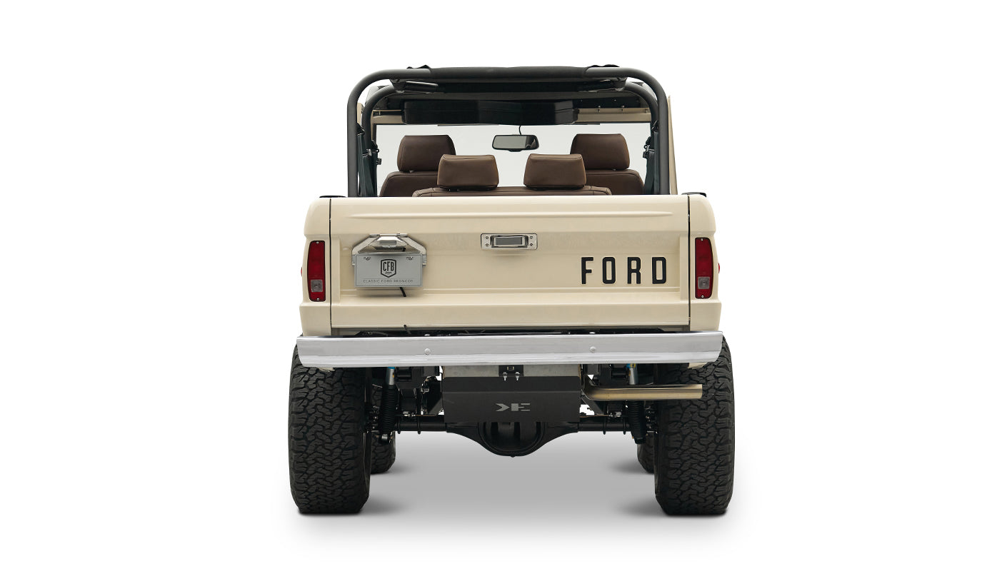 Classic Ford Bronco engine bay