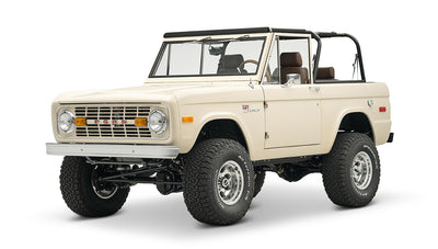 Classic Ford Bronco engine bay