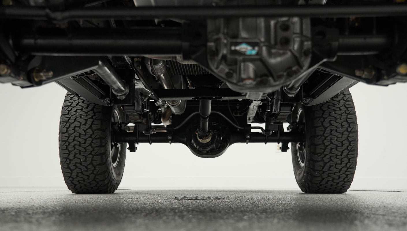 Classic Ford Bronco engine bay