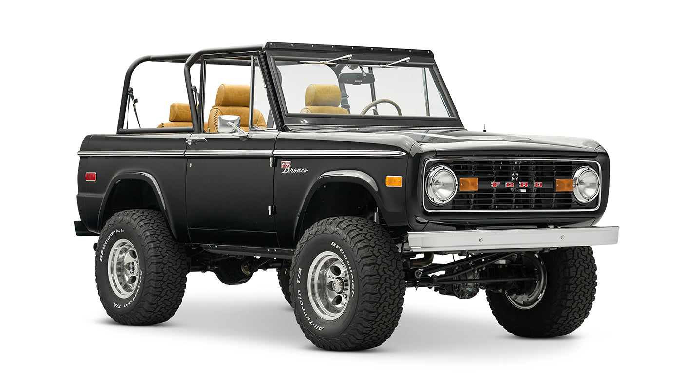 Classic Ford Bronco engine bay