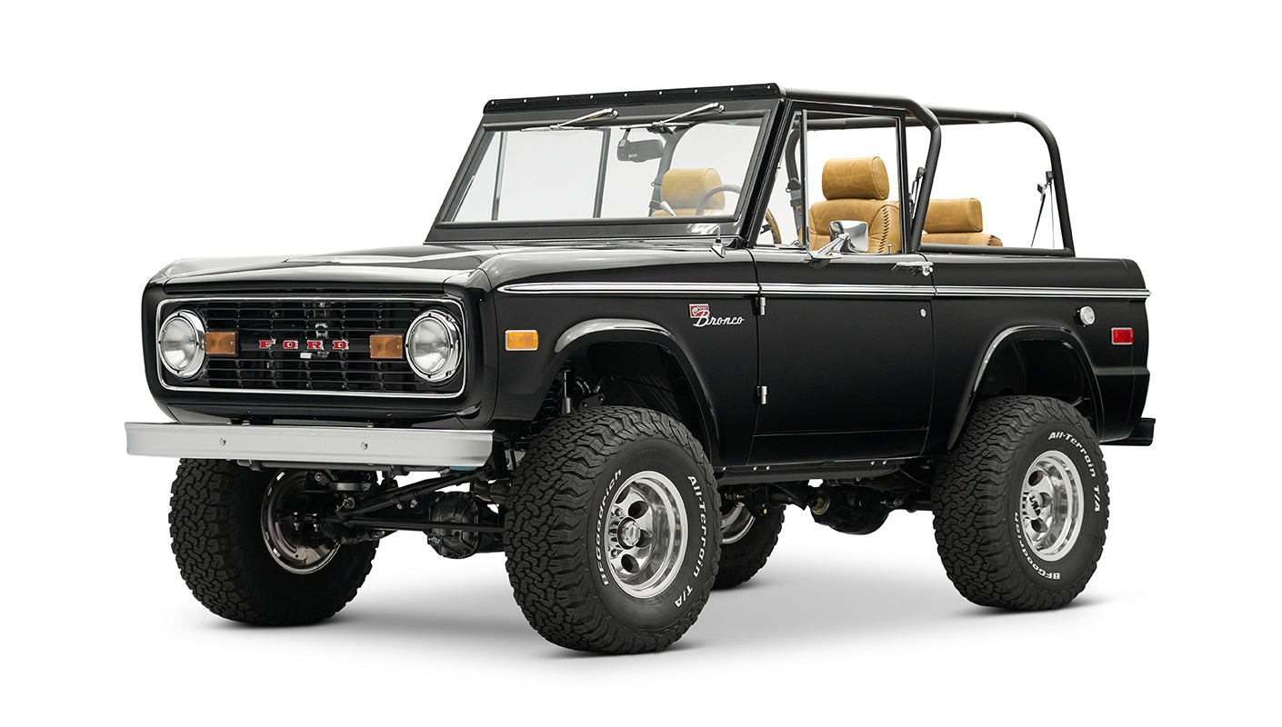 Classic Ford Bronco engine bay