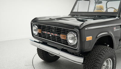 Classic Ford Bronco engine bay