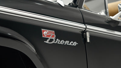 Classic Ford Bronco engine bay