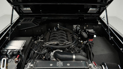 Classic Ford Bronco engine bay