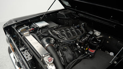 Classic Ford Bronco engine bay