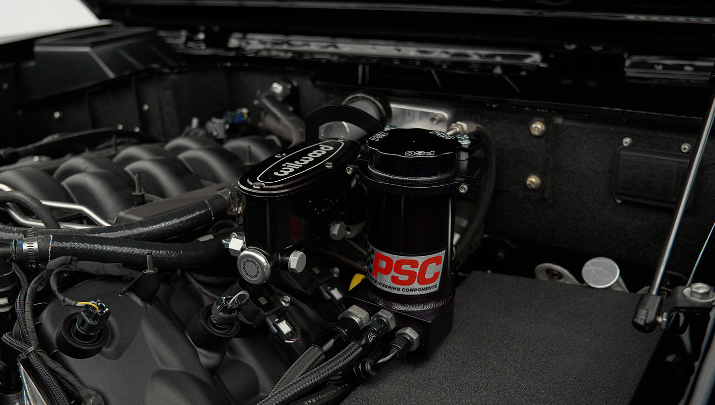 Classic Ford Bronco engine bay