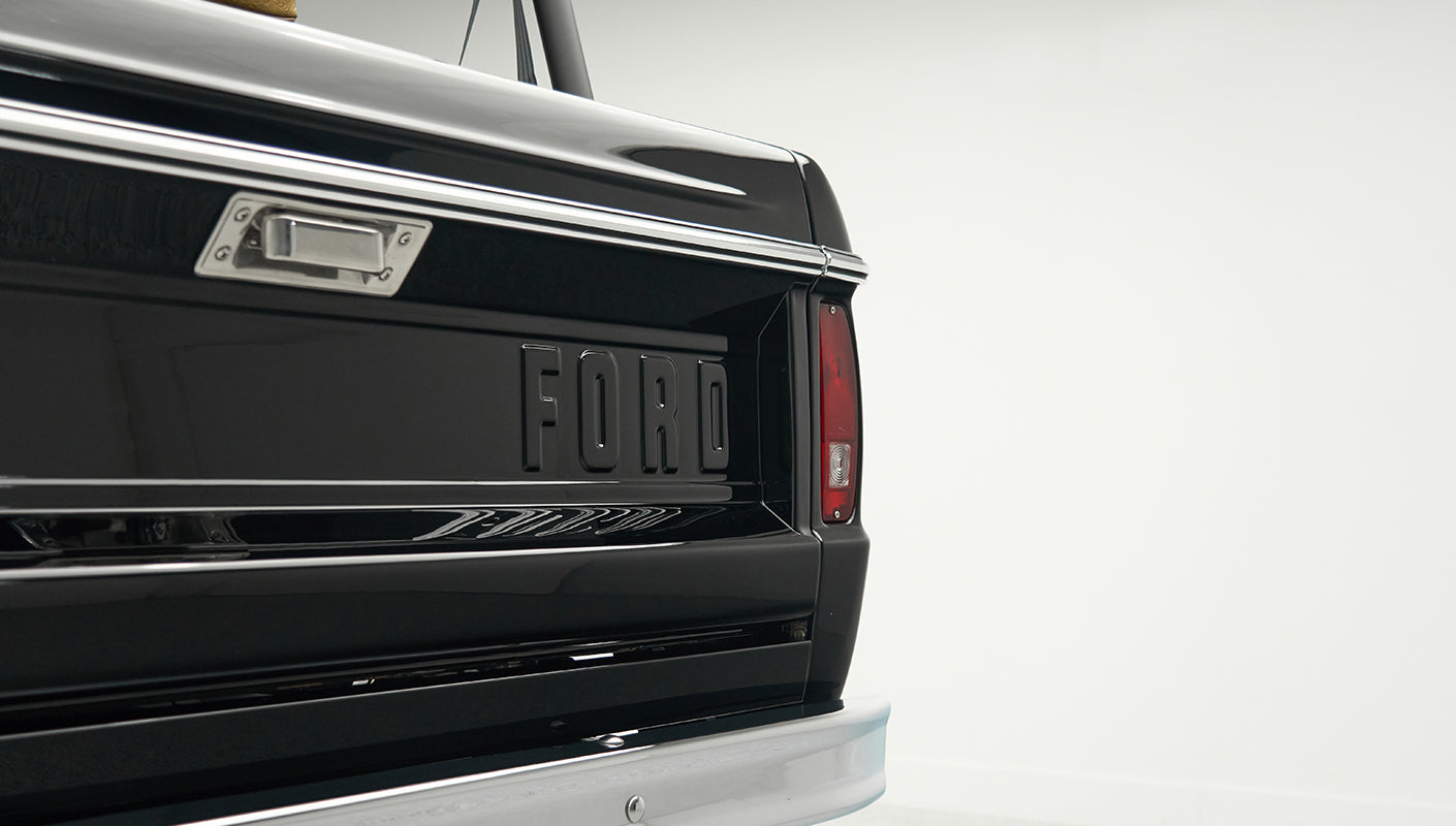 Classic Ford Bronco engine bay