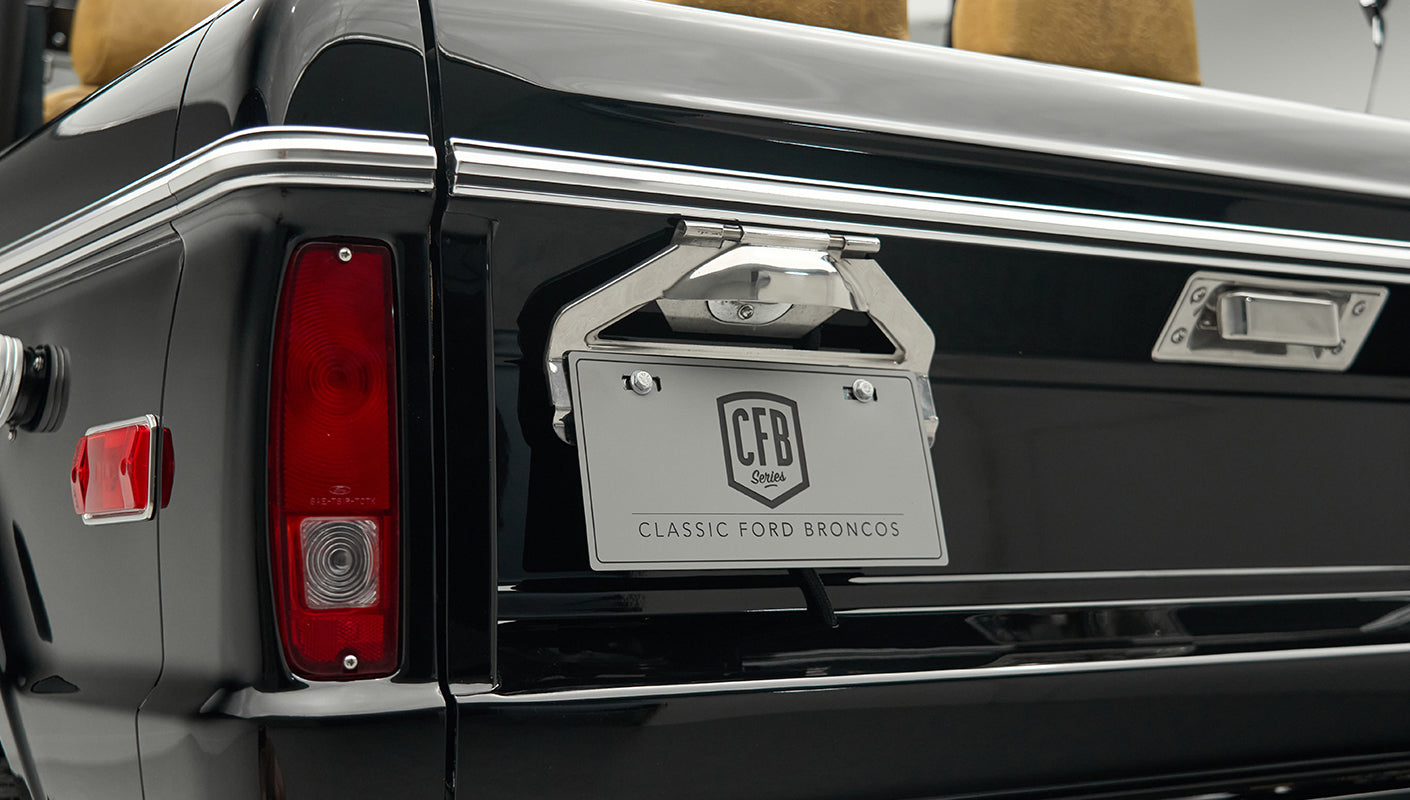 Classic Ford Bronco engine bay