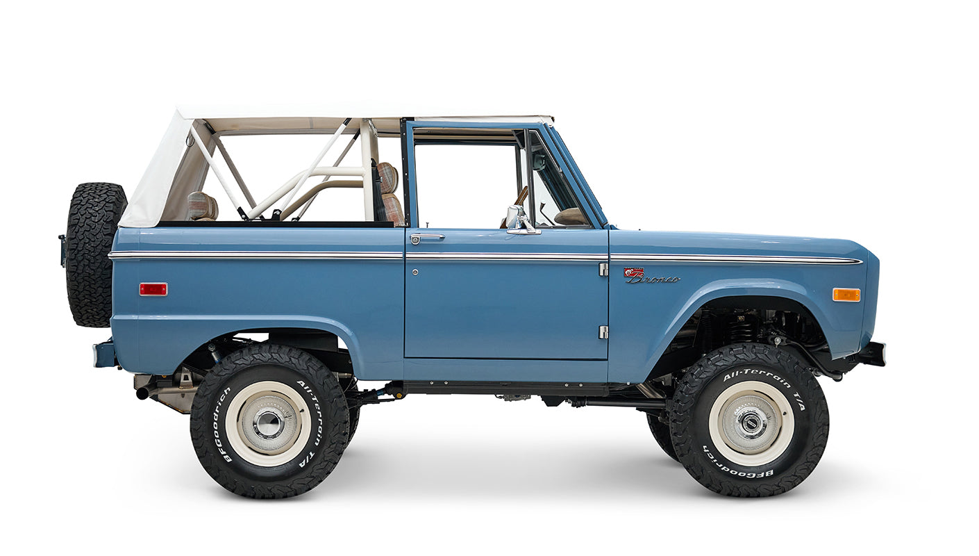Classic Ford Bronco engine bay
