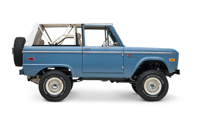 Classic Ford Bronco engine bay