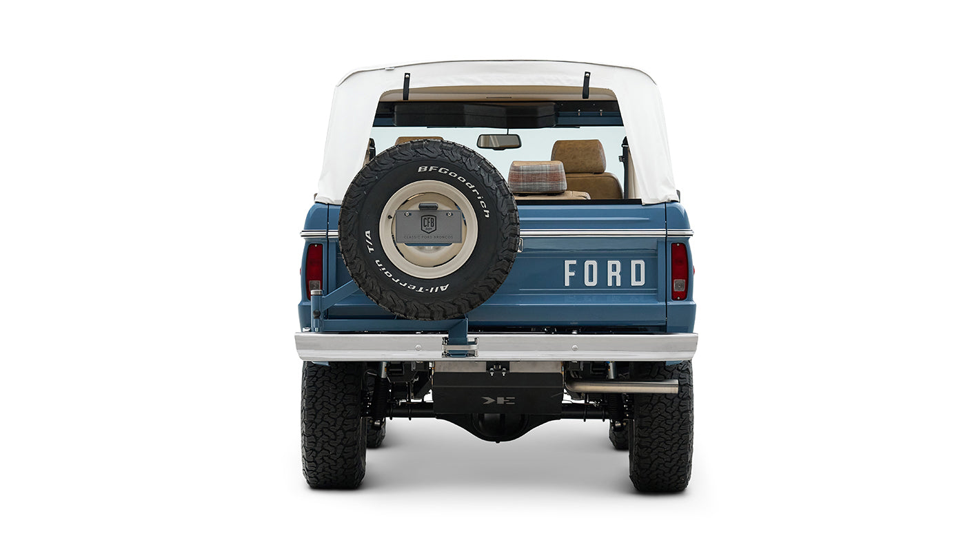 Classic Ford Bronco engine bay