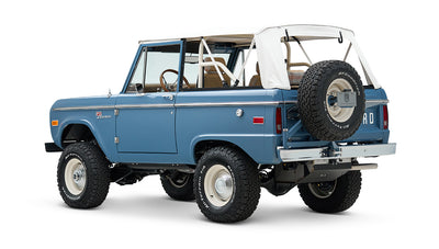 Classic Ford Bronco engine bay