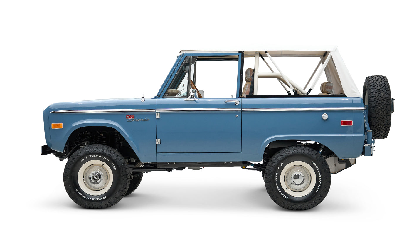 Classic Ford Bronco engine bay