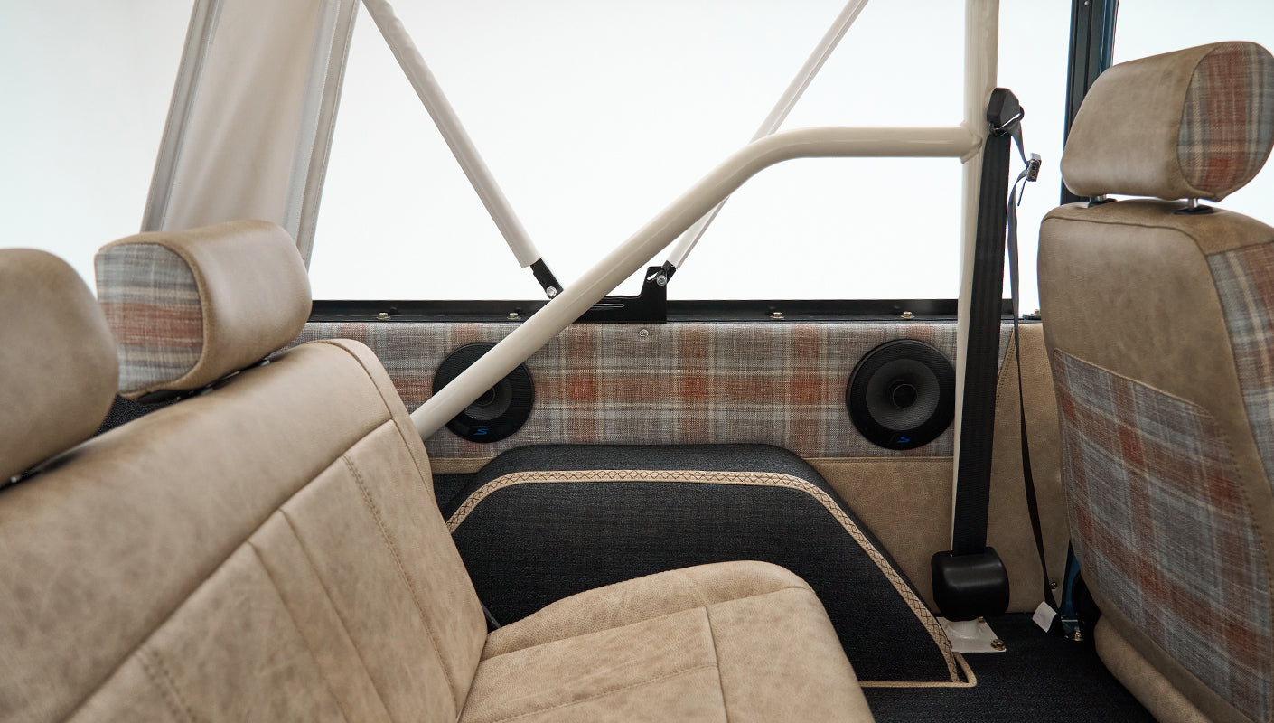 Classic Ford Bronco engine bay
