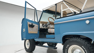 Classic Ford Bronco engine bay