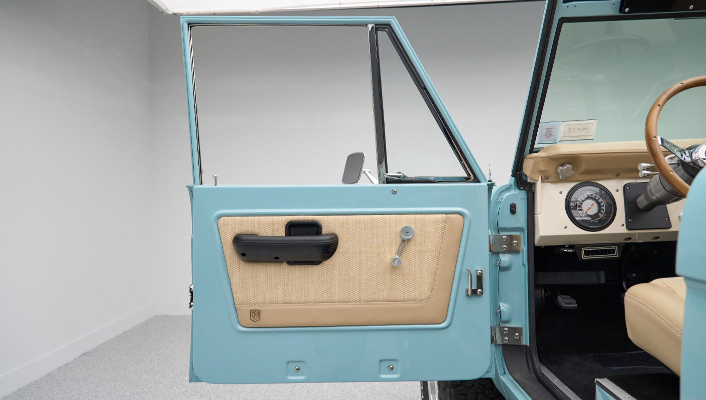 Classic Ford Bronco engine bay