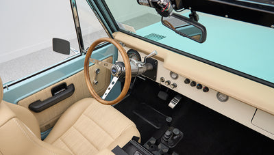 Classic Ford Bronco engine bay