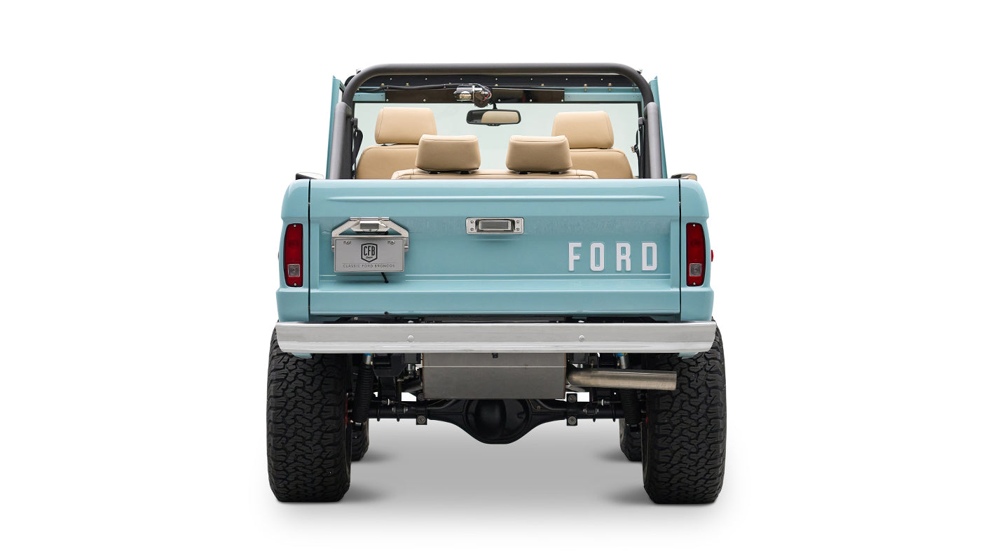 Classic Ford Bronco engine bay