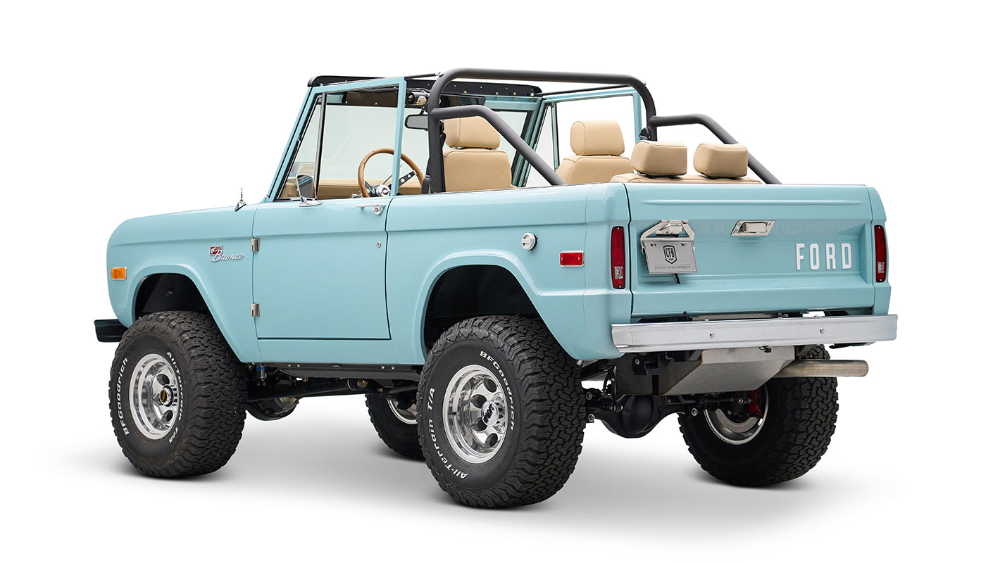 Classic Ford Bronco engine bay