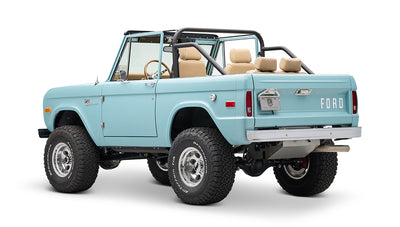 Classic Ford Bronco engine bay