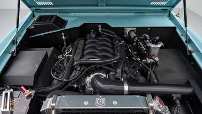 Classic Ford Bronco engine bay