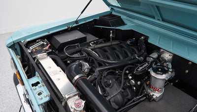 Classic Ford Bronco engine bay
