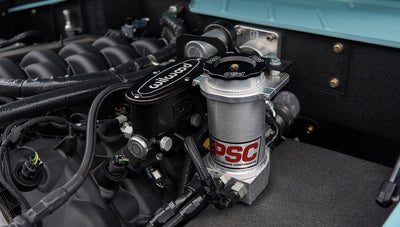 Classic Ford Bronco engine bay